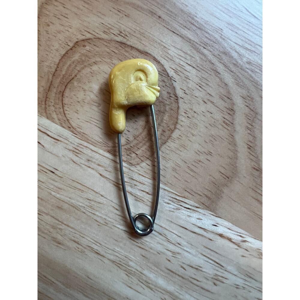 Vintage Diaper Pin from 1950s-70s Bird Well-Made Still Usable